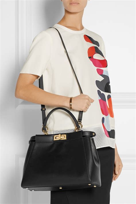 fendi pick a boo black|fendi peekaboo crossover.